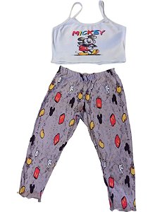 Conjunto Pijama Infantil  Mickey Calça